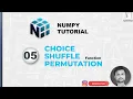 5 Randomize NumPy Arrays Choice Shuffle Permutation