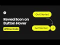 Reveal Icon on Button Hover in Elementor V4 Without Any Code