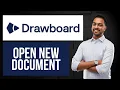 How to Open New PDF Document in Drawboard Start New PDF