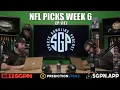 NFL Predictions Week 6 - NFL Picks