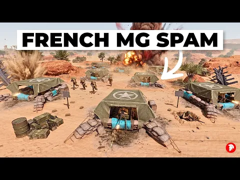 How Many MG Nests? YES! - 4vs4 - US Forces - Company of Heroes 3