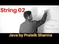 String Manipulation in Java Java Programming by Prateik Sharma Computer ISC ICSE