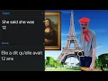 She Said She Was 12 In Different Languages Meme