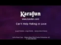 Can't Help Falling in Love (Kacey Musgraves) - Elvis (film) | Karaoke Version | KaraFun