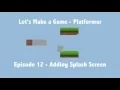 Let s Make a Game - Platformer