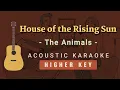 Lagu House of the Rising Sun - The Animals [Acoustic Karaoke | Higher Key]