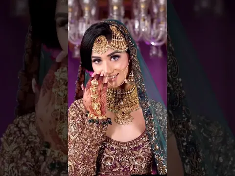 Elegant Nikah Bride Look✨👰#shorts