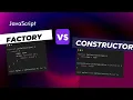 Factory Function and Constructor Function in Javascript
