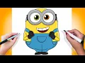 How To Draw Bob The Minion Despicable Me