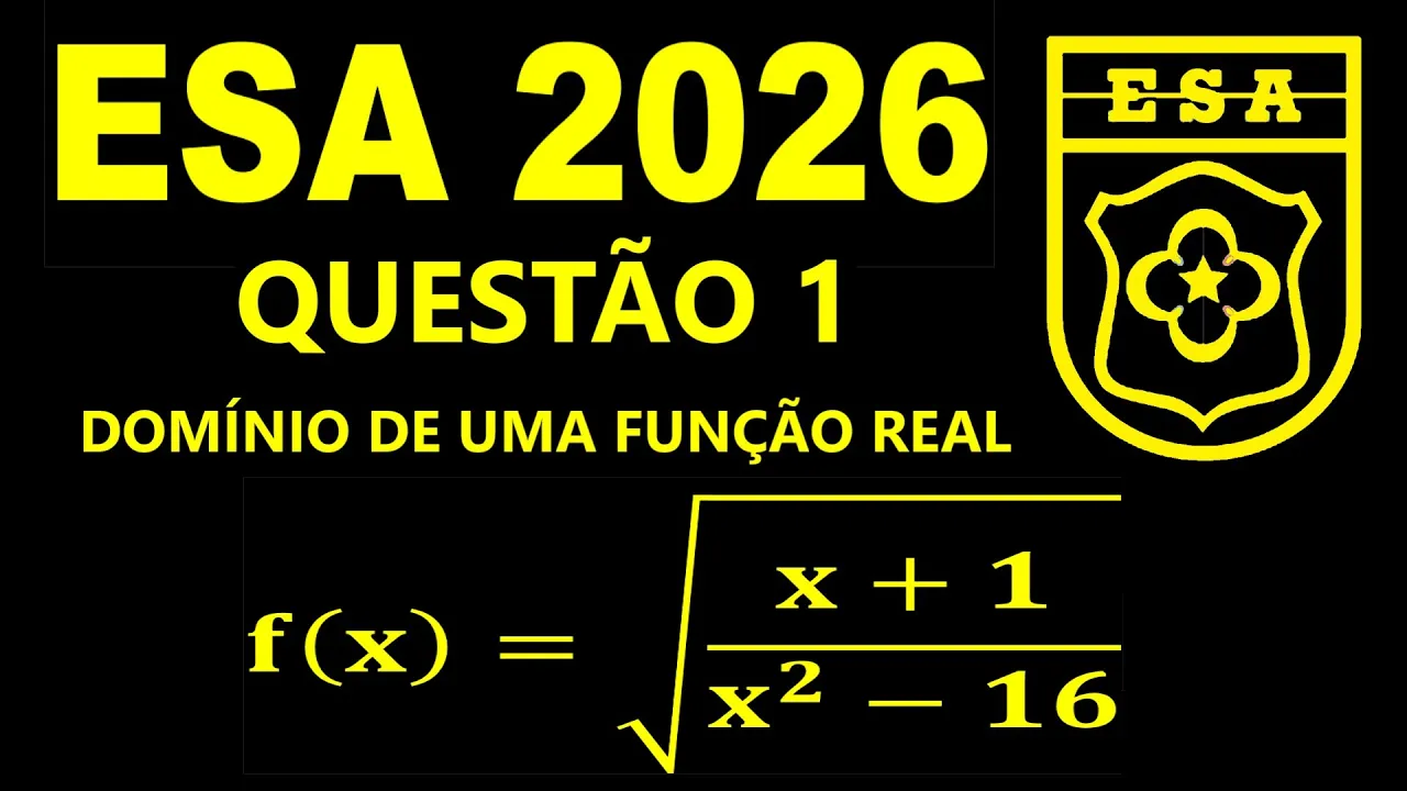 📘⚔️ ESA 2026 — Questão 1 | Resolução Rápida, Detalhada e com Macetes 🚀✨@profrodrigobarbosa