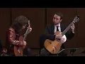 Sharon Isbin & Colin Davin perform Lauro Waltz No. 3 Natalia for two guitars