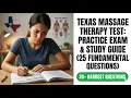 2026 Texas Massage Therapy Exam Practice 25 Fundamental Questions To Pass Your TDLR Test Fast