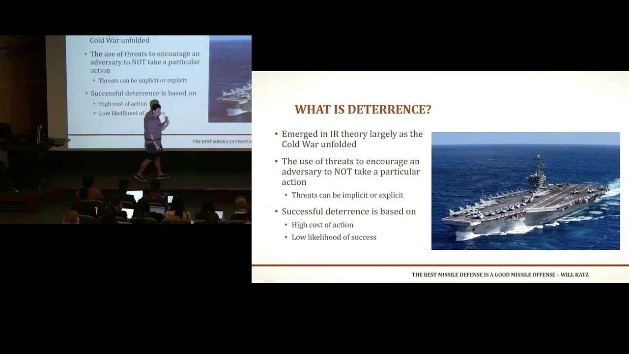 Debating Deterrence and Appeasement with Tim Ellis