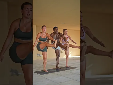 Quick standing abs workout routine #fyp #foryou #viral