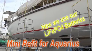 TIPS ON TUESDAY, A day late…… Mini Refit for Aquarius, and how to use LiFePO4 batteries