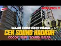 Download Lagu BIKIN JANTUNGAN CEK SOUND BASS KEJUT HADROH COCOK UNTUK SOUND BALAP BASS