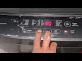 Sharp washine machine E5 error Solved