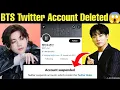 BTS Twitter Account Deleted Account Suspended Blue Tick Removed