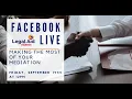 Learn about Making the Most of Your Mediation with Legal Aid Facebook Live w Megan Lanier
