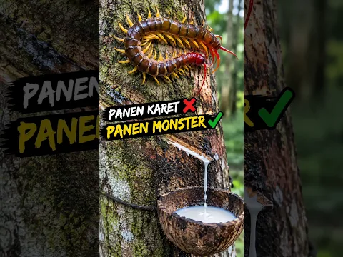 Petani Vietnam Panen Monster dari Kebun Karet! 🤯 #shorts #faktaunik