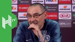 maurizio sarri how hazard reacted to being rested against frankfurt
