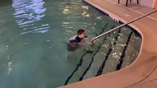 Swimming at the Hampton Inn - Heath Ohio