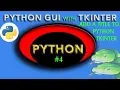 python with tkinter how to add title to the window python gui
