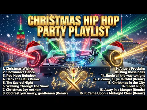 Christmas Hip Hop Mix 2026 - 1 Hour Christmas Party Music | Best Christmas Songs Remix Playlist