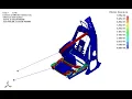 LS-DYNA Examples - Implicit Seat Pull