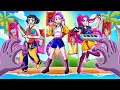 Download Lagu HUNTRIX but THEY SURVIVED STRANDED On A SAJA BOYS Island! | KPop Demon Hunters Animation