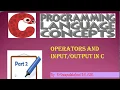 C Programming tutorial part 2 Operators in C in C