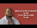 Download Lagu Moïse Mbiye - Ye oyo (Instrumental + Lyrics)