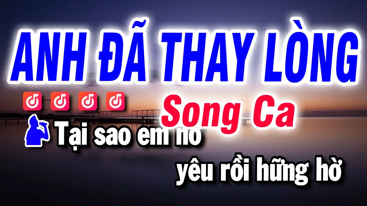 Karaoke Anh Đã Thay Lòng Nhạc Sống Song Ca Bm | Beat Bảo Hưng