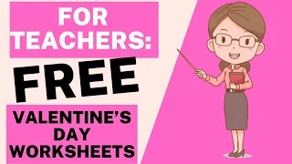FOR TEACHERS FREE Valentine s Day Math Worksheets