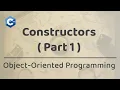 Constructors in C Part 1 -