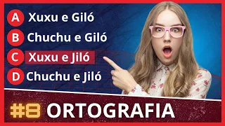 TESTE DE ORTOGRAFIA #8| Perguntas para Vestibular e Concursos | Quiz de Ortografia