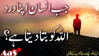 Download Jab Insaan Apna Dard Allah Ko Bata Deta Hai || Syed Ahsan AaS MP3