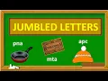 JUMBLED LETTERS UNSCRAMBLE THE JUMBLED WORDS Preschool Learning Kids Education RSS28