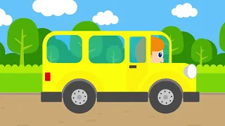Wheels on the Bus Nursery Rhyme | Giggle Rhymes