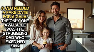 CEO Needed A Fake Date For A Gala. The Only One Available Was The Struggling Dad Who Fixed Her Sink
