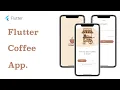 Flutter UI - Coffee App Splash Home Login Page