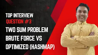 Two Sum Problem Explained Brute Force vs Optimized HashMap Python DSA