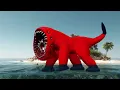 Sea Eater Maw Test Against Other Giant Maw Monsters Simulated