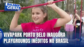 Playgrounds inovadores são inaugurados no Vivapark Porto Belo para as férias