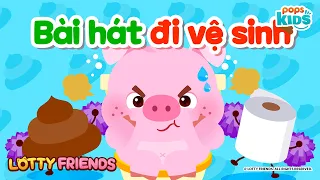 Bài hát đi vệ sinh | LOTTY FRIENDS | Vệ sinh cá nhân