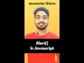 Alert in Javascript