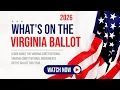 Virginia 2026 Constitutional Amendments What Voters Need to Know