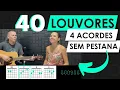 Download Lagu 40 Louvores com 4 Acordes - Nível 0 - Violão Para Iniciantes
