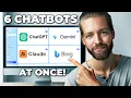 How To Use 6 AI Chatbots At Once - ChatHub AI Tutorial