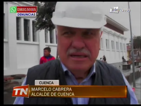 Alcalde recorrió obras del Tranvía para constatar avances